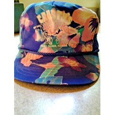 CRUSTY&apos;S Vero Beach FL Hawaiian Floral Snapback Tall Crown Baseball Cap Hat  eb-13394870